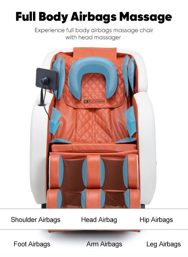 JC BUCKMAN - RefreshUs Full Body Massage Chair Recliner With 6 Auto Programs - Image 1