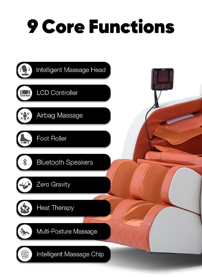 JC BUCKMAN - RefreshUs Full Body Massage Chair Recliner With 6 Auto Programs - Image 1