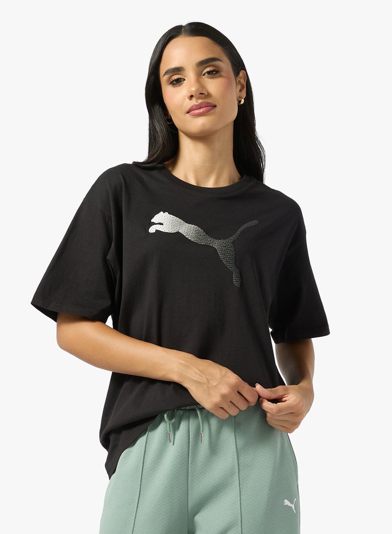 PUMA Her Graphic Relaxed T-Shirt - Image 1