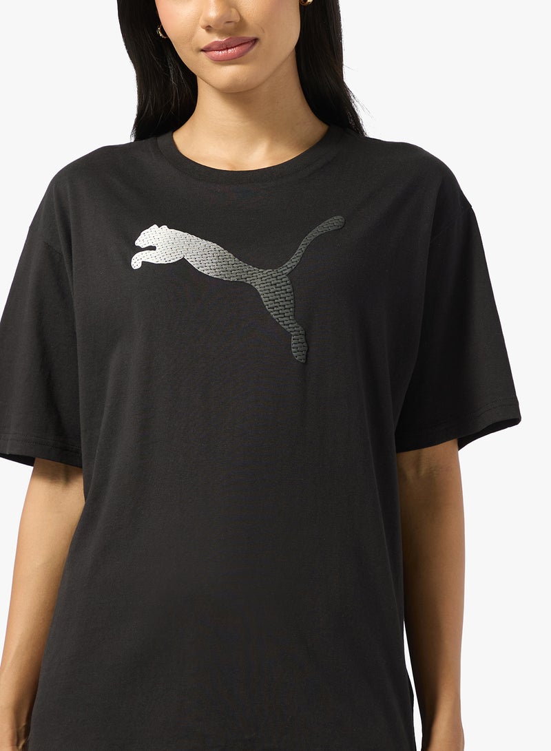 PUMA Her Graphic Relaxed T-Shirt - Image 3