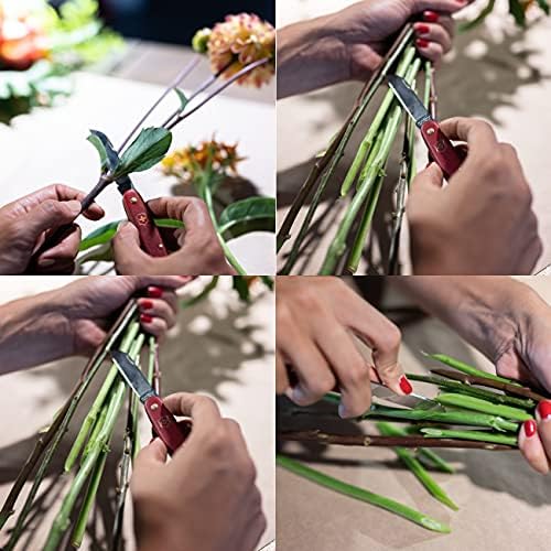 Victorinox Garden Floral Knife, Swiss Made, Straight Blade, Stainless Steel, Ice Blue - Image 4