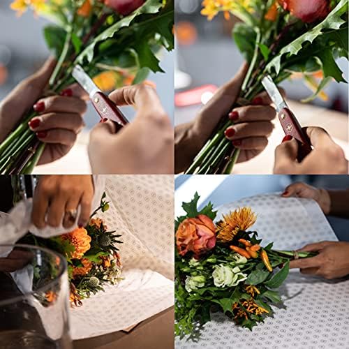 Victorinox Garden Floral Knife, Swiss Made, Straight Blade, Stainless Steel, Ice Blue - Image 5