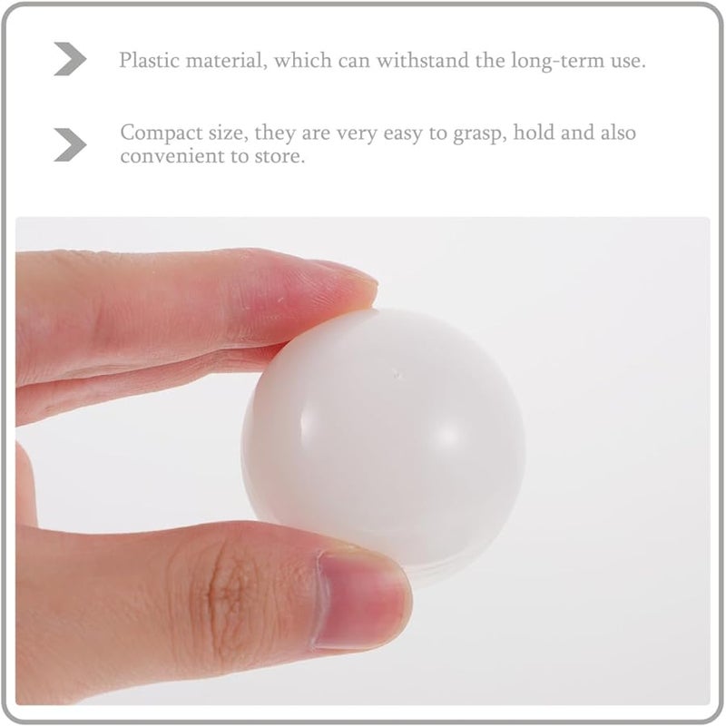 مجموعة كرات اليانصيب البيضاء 25 قطعة 1.57 بوصة لألعاب اليانصيب والحفلات والفعاليات - Image 5