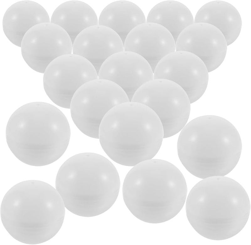 مجموعة كرات اليانصيب البيضاء 25 قطعة 1.57 بوصة لألعاب اليانصيب والحفلات والفعاليات - Image 1