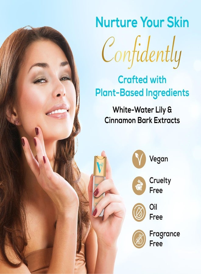 فيل كوزمتيكس كريم أساس سائل Veil Cosmetics Complexion Fix - تغطية قابلة للبناء - مقاوم للماء، لا يسبب الحساسية، خالٍ من الزيوت، لم يتم اختباره على الحيوانات ونباتي - خفيف الوزن ومشرق (1N بورسلين محايد) - Image 4