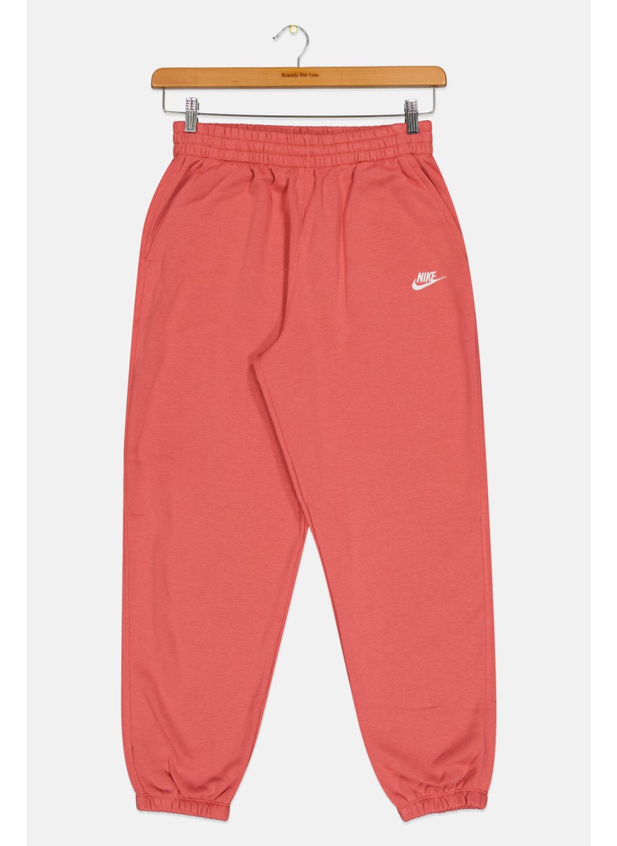 Nike Kids Girl Loose Fit Outdoor Sweatpants, Dark Peach  - Image 1