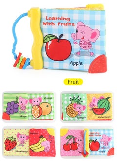 Generic Baby's First English Book, Nontoxic Fabric Cloth Books for Toddlers, Infants, and Kids Teething Crinkle Soft Sensory Book Early Education Toys  - Image 1