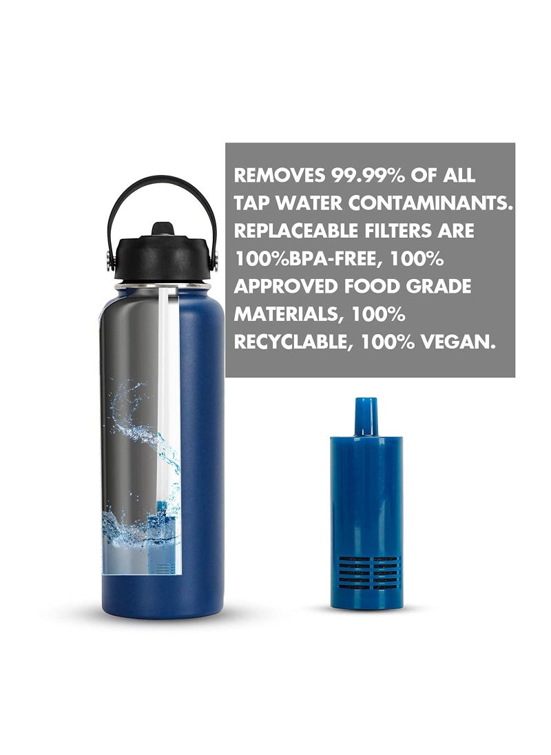Generic - Water Filters for Hydro Flask Water Bottle, 2 Month or 40 Gallons Supply Per Filter (3 Filters) - Image 1