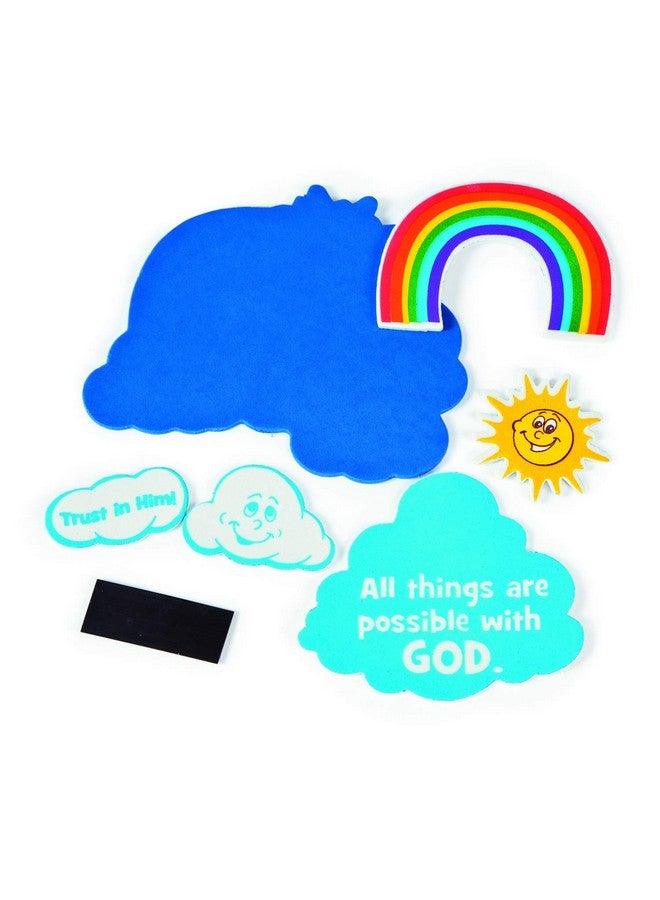 Fun Express “All Things Are Possible with God” Magnet Craft Kit - Makes 12 - Crafts for Kids and Fun Home Activities - Image 2