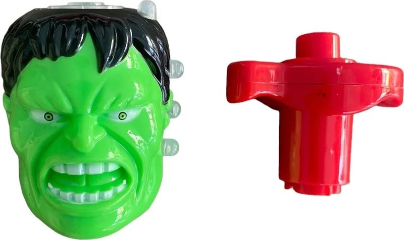 Sıfır312 Zero312 Spinning Top Toy with Hulk Character with Music and Light - Naughty Topaç