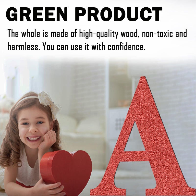 BIUWING 17 Inch Large Wooden Letters, Paintable Large Wood Letter for Crafts, Unfinished Blank Wood Alphabet Letter for Birthday, Parties, Wedding, Christmas Home Decoration(Letter B) - Image 3