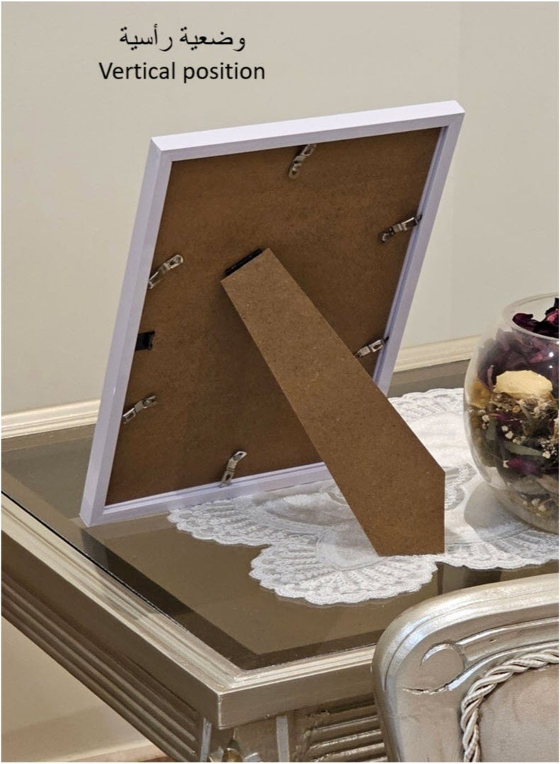 Bukela 2 × A4 Picture Frame, Elegant Certificate Document Frame for Wall or Tabletop Display  - Image 4