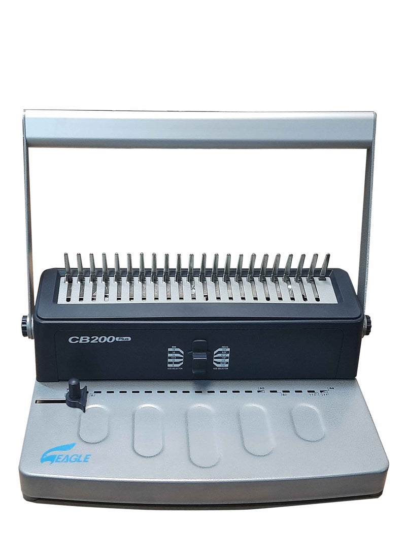 Eagle - EAGLE SPIRAL BINDING MACHINE  CB-200 /CB200 PLUS ( COMB-MANUAL) - Image 1
