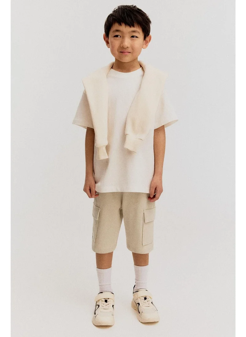 اتش اند ام Cargo sweatshirt shorts