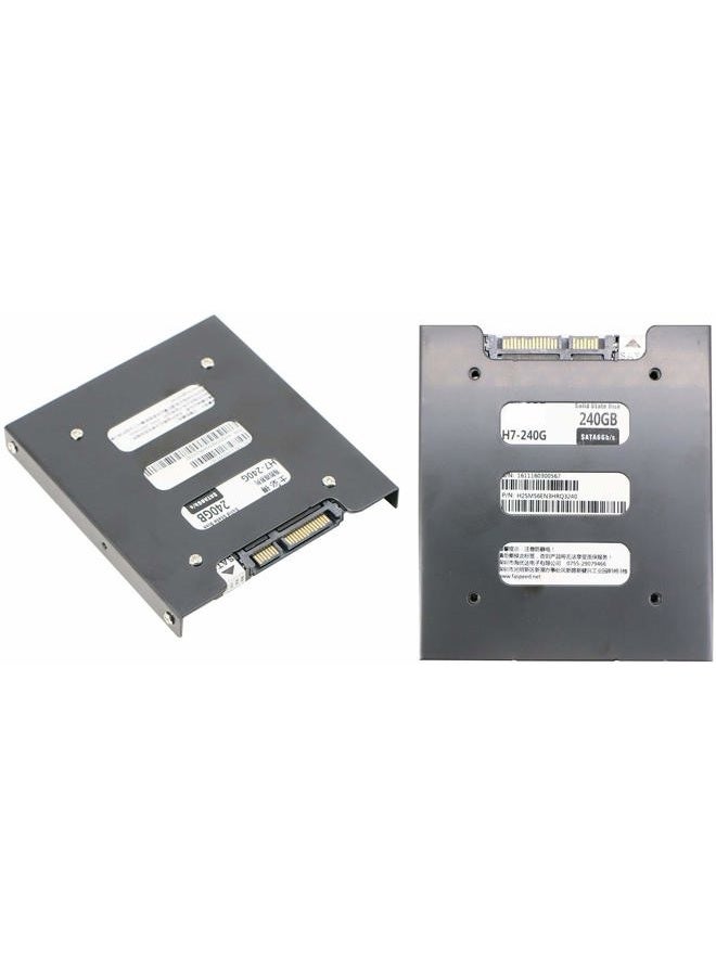 Pasow 2 Pack 2.5" to 3.5" SSD HDD Hard Disk Drive Bays Holder Metal Mounting Bracket Adapter for PC (Bracket) - Image 4