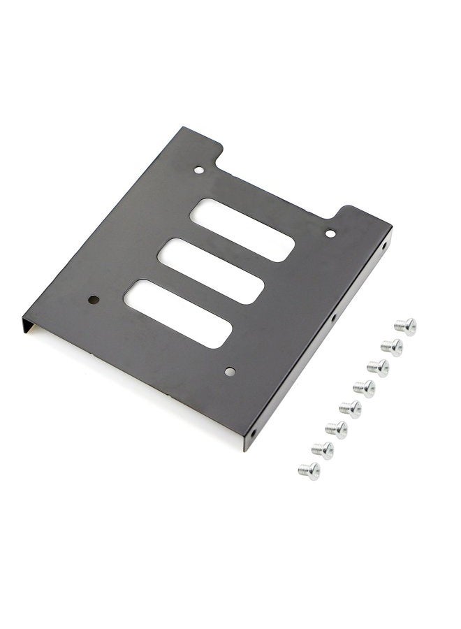 Pasow 2 Pack 2.5" to 3.5" SSD HDD Hard Disk Drive Bays Holder Metal Mounting Bracket Adapter for PC (Bracket) - Image 2