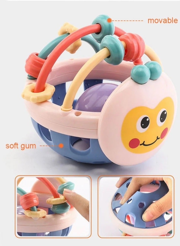 Colorful Caterpillar Baby Rattle - Image 2