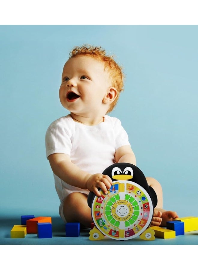 Boxiki kids Penguin Power ABC Learning  Educational Toys for Preschoolers  Preschool Learning Activities Toys to Learn ABCs Words Spelling Shapes Quiz  Songs  Learning Toys for 3 Year Olds Boys and Girls - Image 1