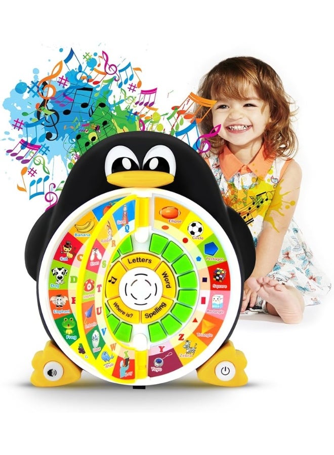 Boxiki kids Penguin Power ABC Learning  Educational Toys for Preschoolers  Preschool Learning Activities Toys to Learn ABCs Words Spelling Shapes Quiz  Songs  Learning Toys for 3 Year Olds Boys and Girls - Image 4