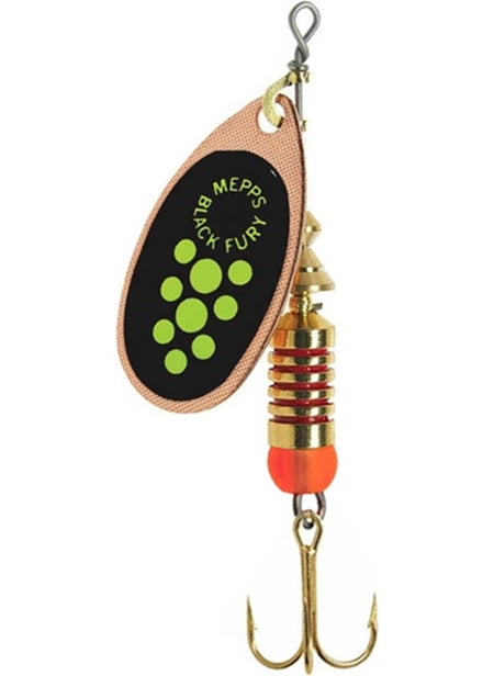 MEPPS Black Fury Fishing Spoon Copper Color No: 3 ( 7 gr ) 