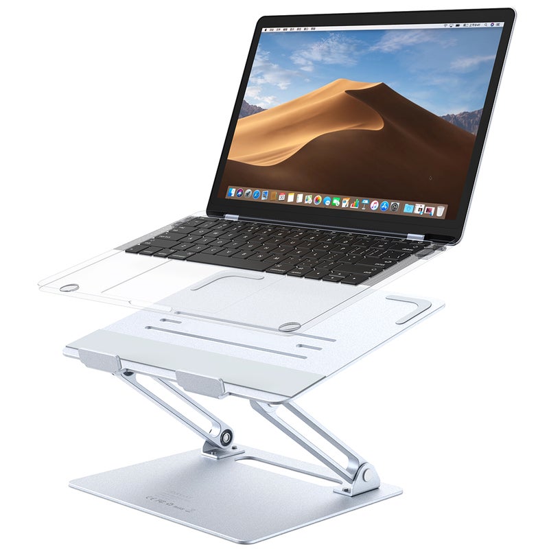Adjustable Laptop Stand Laptop Riser with Heat-Vent to Elevate Laptop Aluminum Notebook Holder Compatible for MacBook Pro/Air, Surface Laptop, Dell XPS, HP, Samsung, Lenovo and Other 11-17.3 In - Image 2