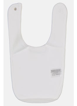 Mr. Wonderful Toddlers Boy Graphic Print Bib, White Combo  - Image 2