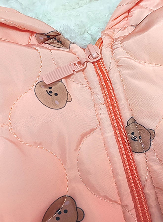 BabyShoora Baby Unisex Waterproof Fur Lined Winter Bodysuit - Image 2