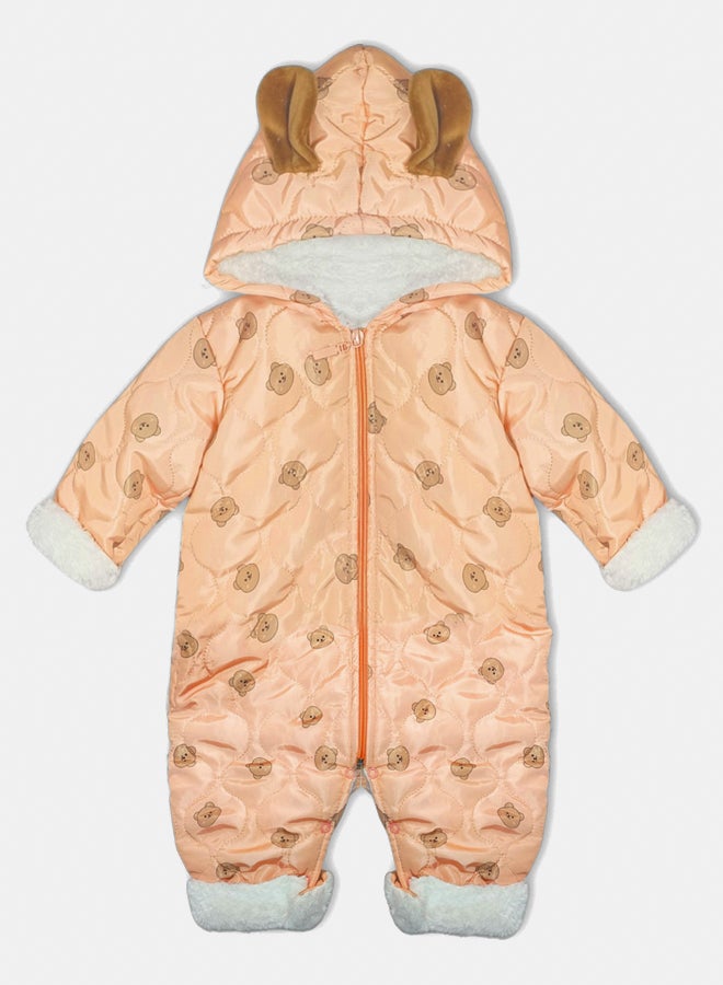 BabyShoora Baby Unisex Waterproof Fur Lined Winter Bodysuit - Image 3