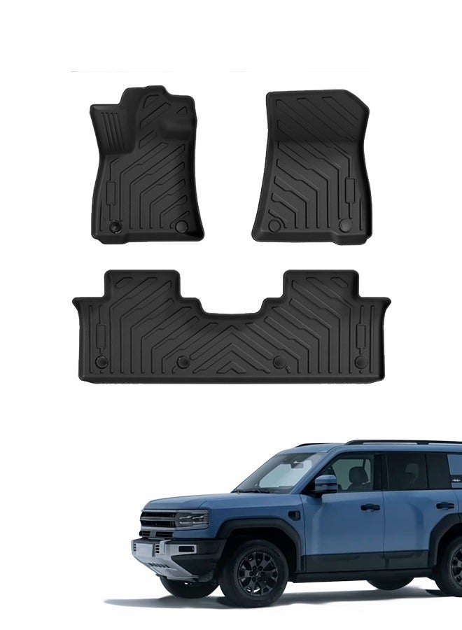 Generic Goodcar car car mat, compatible with Leopard 5 car mat, 3D customized, 2023-2025 car mat, all-weather wear-resistant, anti-slip, washable, high-end mat.  - Image 1