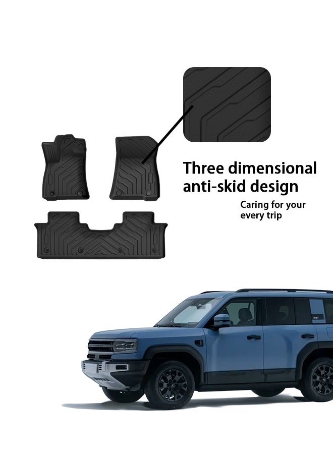Generic Goodcar car car mat, compatible with Leopard 5 car mat, 3D customized, 2023-2025 car mat, all-weather wear-resistant, anti-slip, washable, high-end mat.  - Image 2