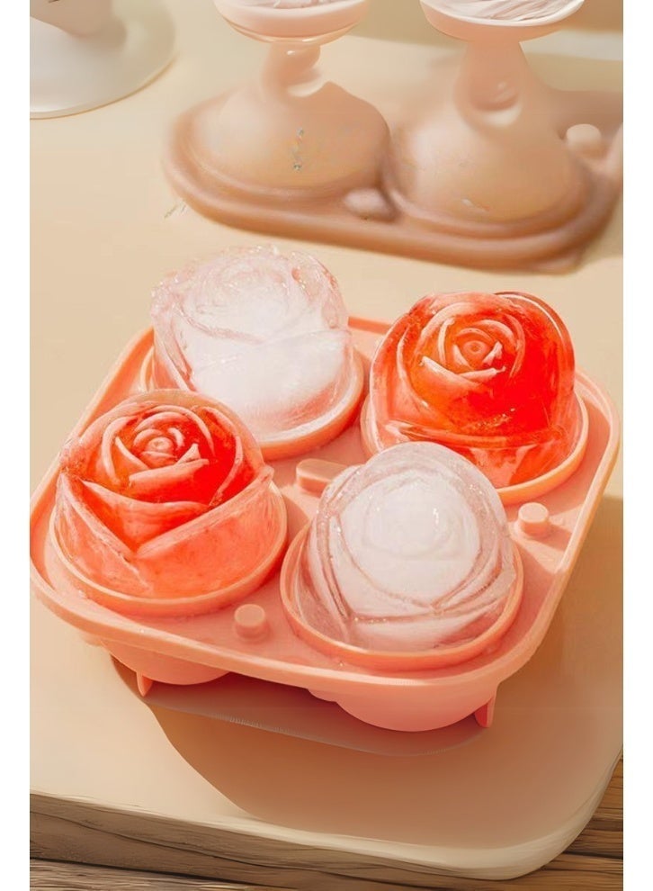 عفن مكعب الثلج، هوكي الورد والجليد، للويسكي والمشروبات، سهل الصنع، سهل التنظيف - Image 2