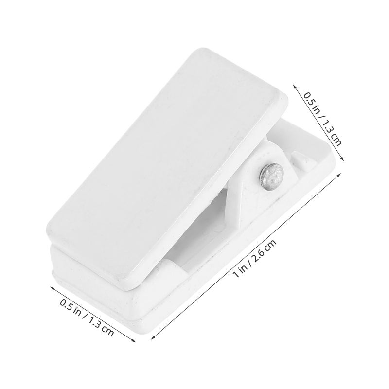 10pcs Id Card Clips With Spring Badge Clips For Name Tags Magnetic Badge Clips Name Badge Spring Clips Id Card Clips Spring Clips For Badge - Image 2