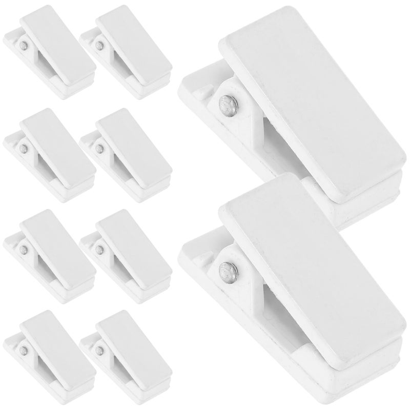 10pcs Id Card Clips With Spring Badge Clips For Name Tags Magnetic Badge Clips Name Badge Spring Clips Id Card Clips Spring Clips For Badge - Image 3