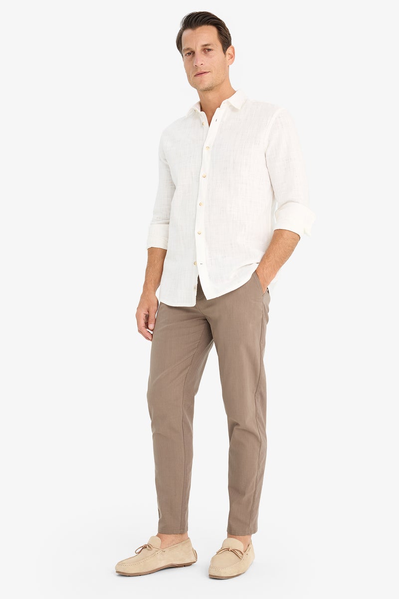 DeFacto Man Regular Fit Polo Collar Short Sleeve Shirt - Image 5