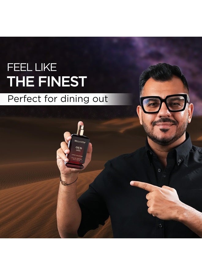 Bella Vita Luxury OUD DARK Eau De Parfum (3.48 fl. oz.) | Intense Arabian Perfume for women & men | Infused with Citrus, Grapefruit, Floral, Vetiver, Orris, Musky Oud | Fragrance Family: Spicy, Ambery, and Oud - Image 2