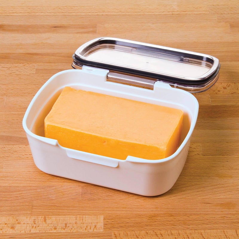 Progressive International Prepworks Mini Deli ProKeeper Air Tight Silicone Sealed Food Storage Container with Clear Dry Erase Compatible Lid, 5.75 Inches Long - Image 5