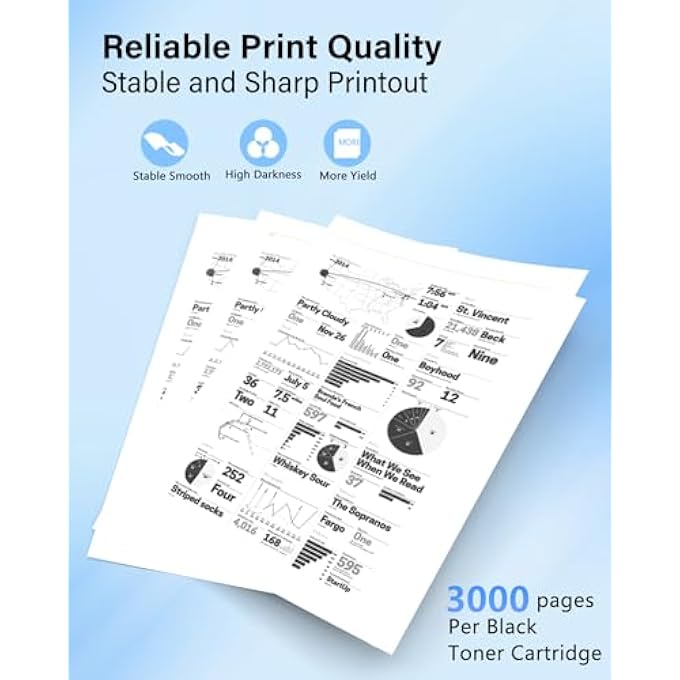 TJMR TN2510XL TONER CARTRIDGE COMPATIBLE WITH BROTHER TN-2510 XL FOR MFC-L2835DW DCP-L2620DW DCP-L2660DW MFC-L2860DW HL-L2400DWE HL-L2445DW DCP-L2627DW DCP-L2660DW MFC-L2827DW MFC-L2827DW MFC-L2827DW - Image 3