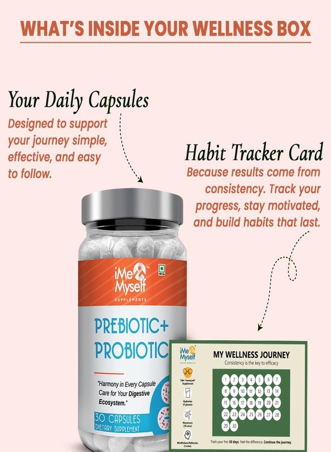 iMeMyself Prebiotic & Probiotic Digestive Capsules – 30 Count | Support for Gut Health & Digestive Balance - Image 5