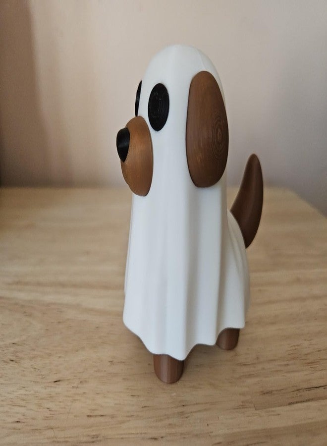 3D CRAFT Cute Halloween Ghost Dog Toy - Kids | Halloween Decoration & Gift Toy | Adorable Ghost Pet Stuffed Animal,(Multicolor) - Image 3