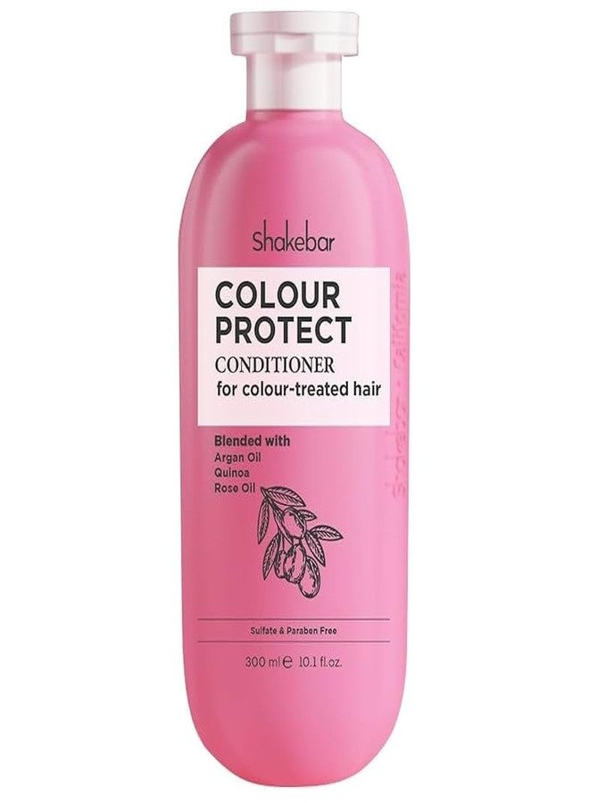 SHAKEBAR Colour Protect Conditioner for Colour Treated Hair Blended With Argan Oil Quinoa Rose oil Sulfate and Paraben Free 300ml - Image 1