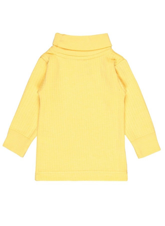 BODYCARE Baby Thermal Top & Bottom Set (1, First Lemon, 3-6 Months) - Image 2