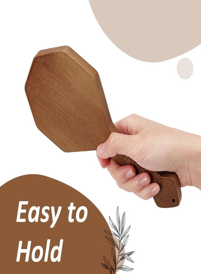 BENECREAT 8x4inch Wooden Clay Cup Paddle Paddle Mold Ceramics Pottery Tool Clay Surfaces Paddle for Forming/Compressing and Flatting/Pottery and Ceramics - Image 3