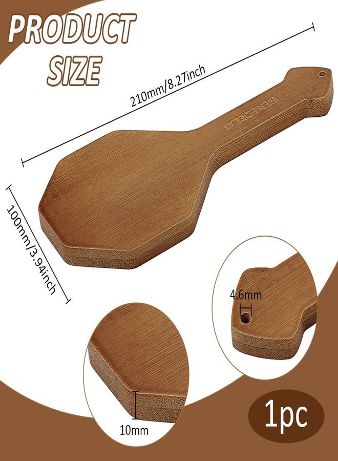 BENECREAT 8x4inch Wooden Clay Cup Paddle Paddle Mold Ceramics Pottery Tool Clay Surfaces Paddle for Forming/Compressing and Flatting/Pottery and Ceramics - Image 2