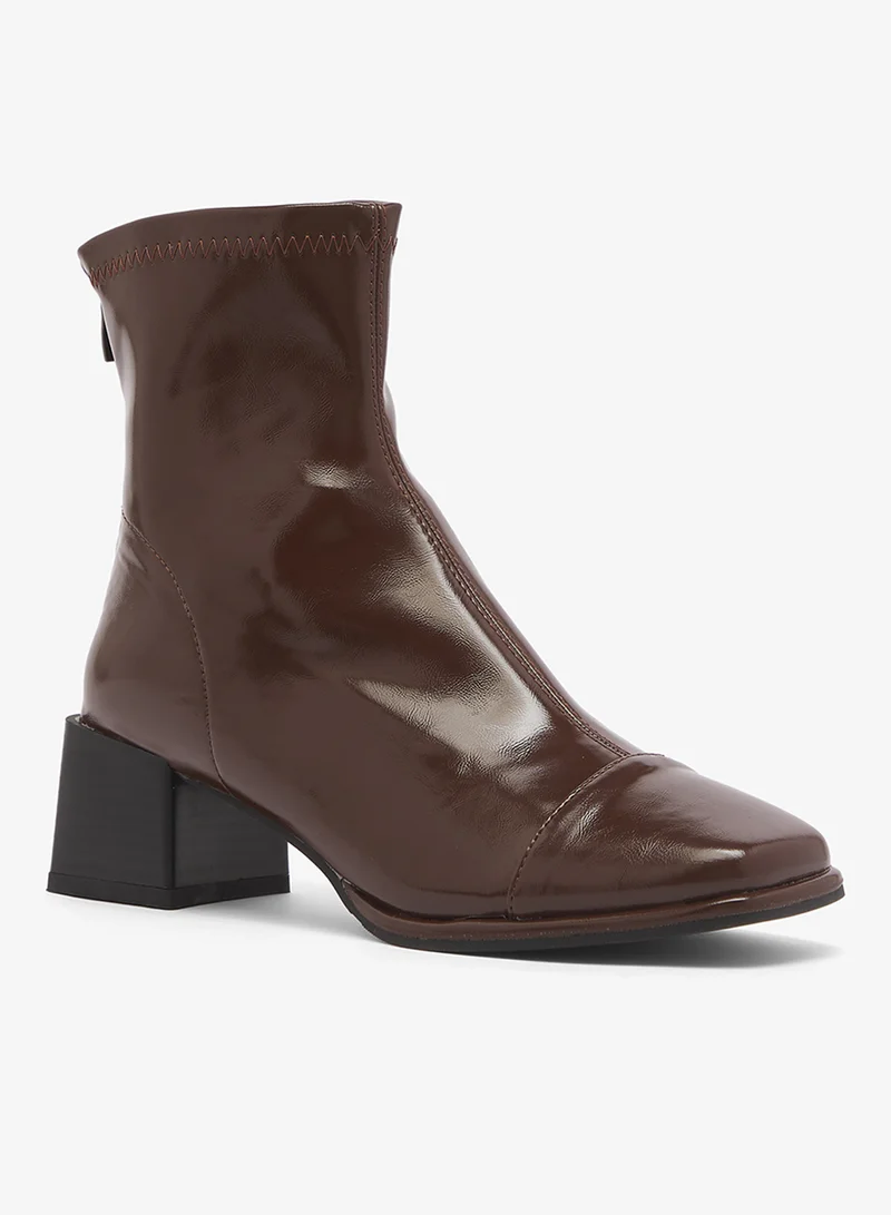 ELLA Block Heel Chelsea Boots