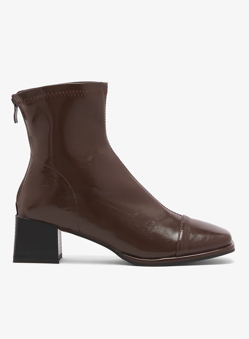 ELLA Block Heel Chelsea Boots