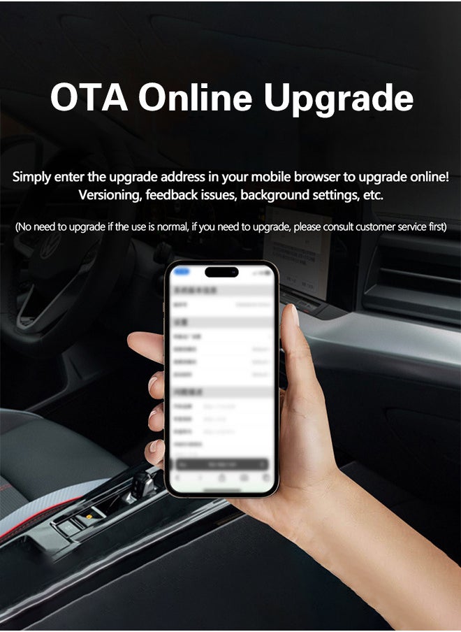 Generic - 2 in 1 Wireless CarPlay Android Car Adapter, Mini Box Wired to Wireless CarPlay & Android Auto, Supports YouTubu and various streaming media, Mini wired to wireless car smart box, plug and play - Image 1