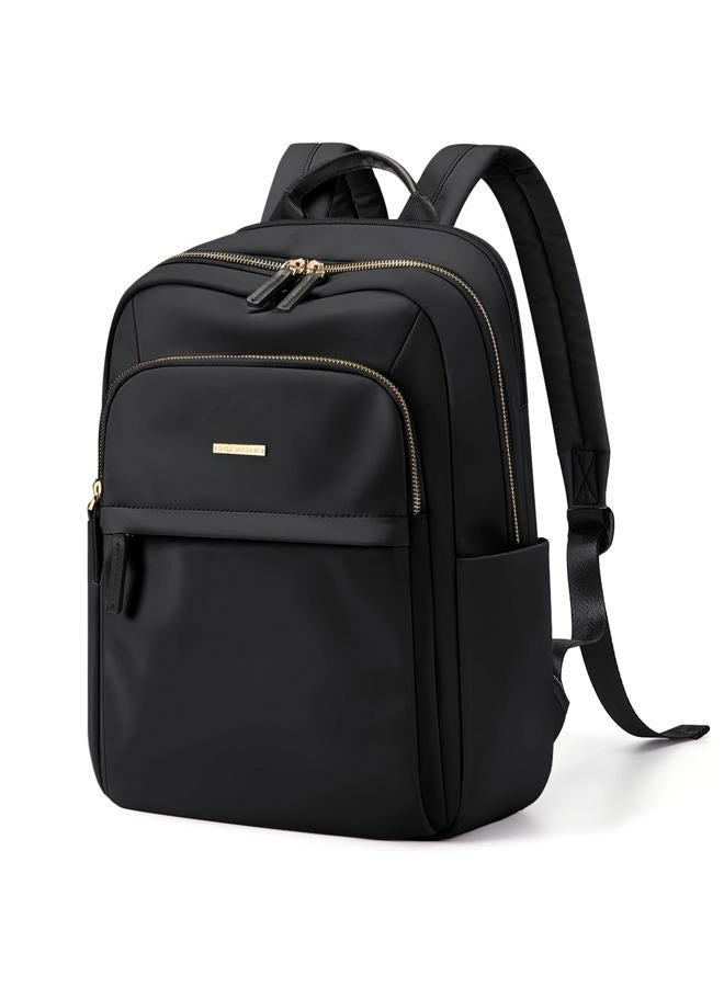 GOLF QUALITY Travel Backpack for Women Waterproof Carry On Bag Business Weekender Hiking Multilayer Laptop Bag,16 Inch, Regular-black, 16 Inch, Modern - Image 1