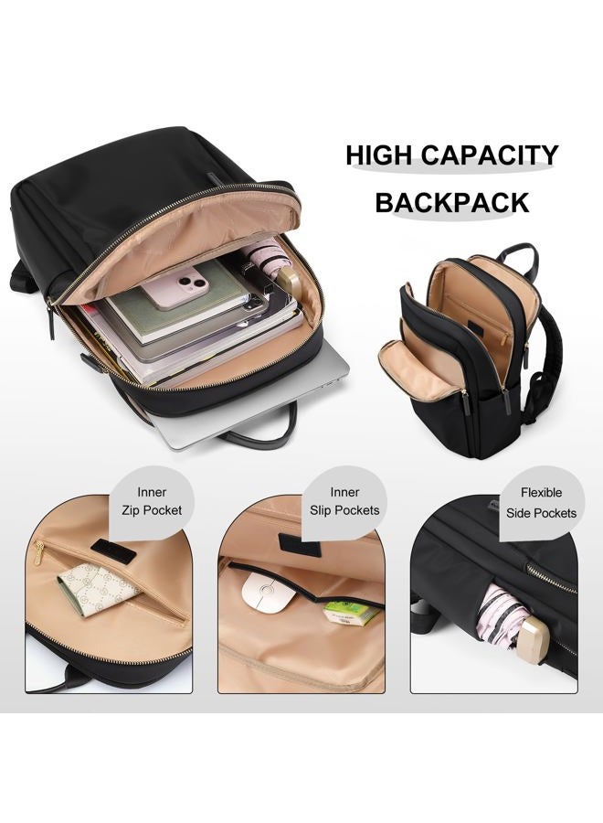 GOLF QUALITY Travel Backpack for Women Waterproof Carry On Bag Business Weekender Hiking Multilayer Laptop Bag,16 Inch, Regular-black, 16 Inch, Modern - Image 4