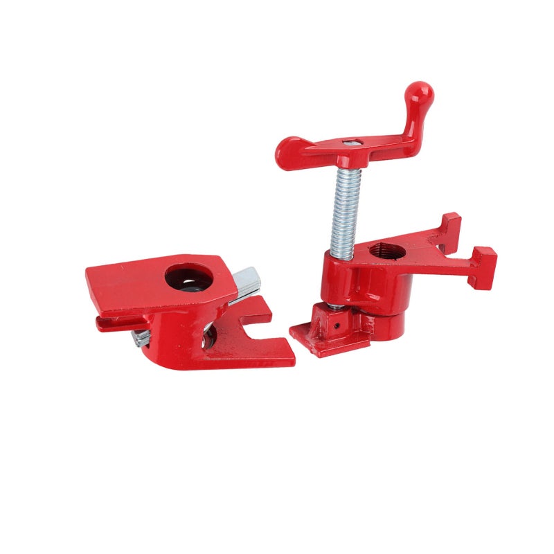 Pipe Clamp: Adjustable Length High Strength Abrasion Resistance - Spring Clip With Galvanized Screw For Woodworking Furniture Assembly Stone Clamping - Image 2