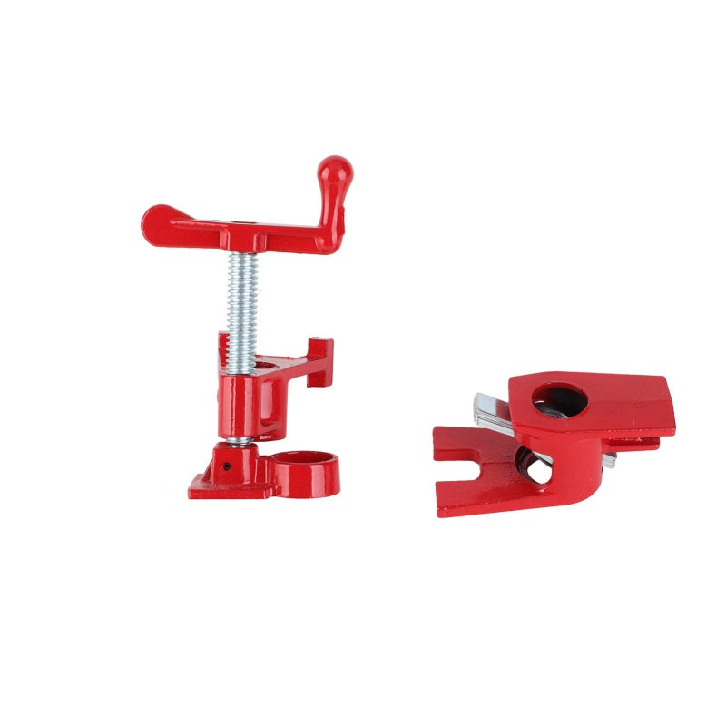 Pipe Clamp: Adjustable Length High Strength Abrasion Resistance - Spring Clip With Galvanized Screw For Woodworking Furniture Assembly Stone Clamping - Image 1